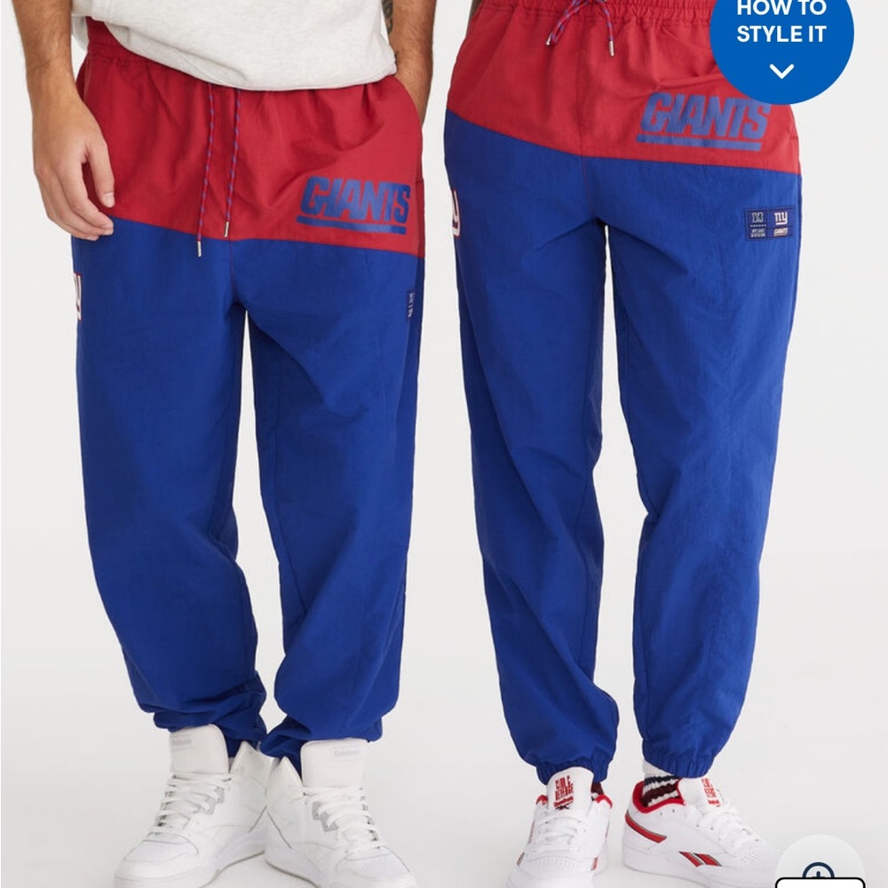 NY Giants Track Pants